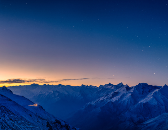 Kun Peak reaching towards the heavens amidst Ladakh's rugged terrain.