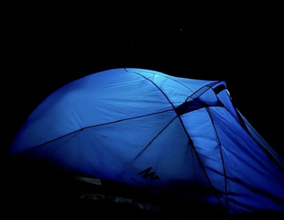 Majestic Night View of Kangyatse 2 Basecamp Tent