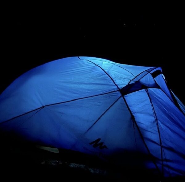 Majestic Night View of Kangyatse 2 Basecamp Tent