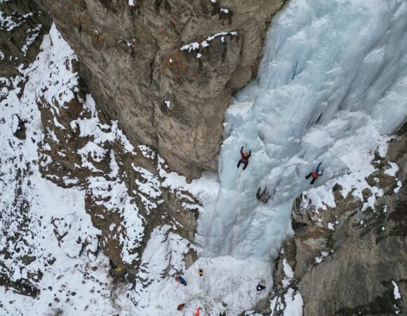 Your Guide to Ice Climbing at Khaltsi Wall