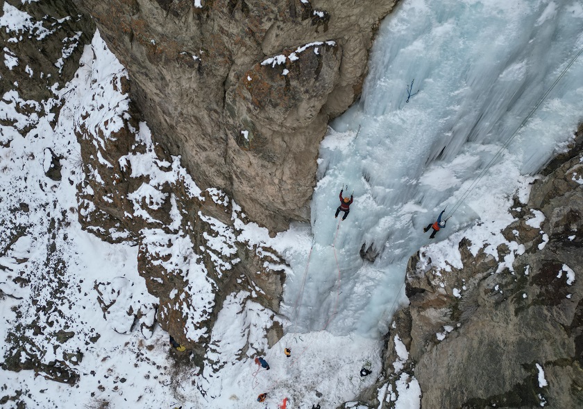 Your Guide to Ice Climbing at Khaltsi Wall