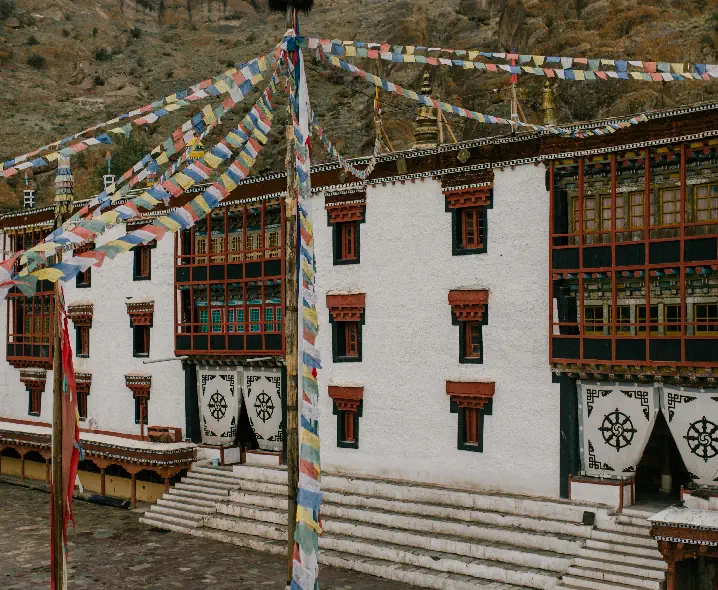 Hemis Monastery during the Hemis Festival in Ladakh, India.