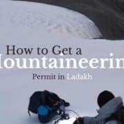 Mountaineering Permit in Ladakh